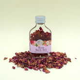 Rose Bath Oil Bottle