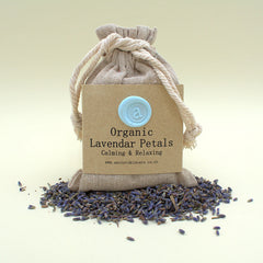 Organic Lavender Petals Jute Pouch