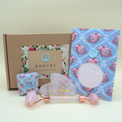 Pink Clay Facial Spa Gift Set