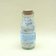 Lavender Patchouli Bath Salts Bottle