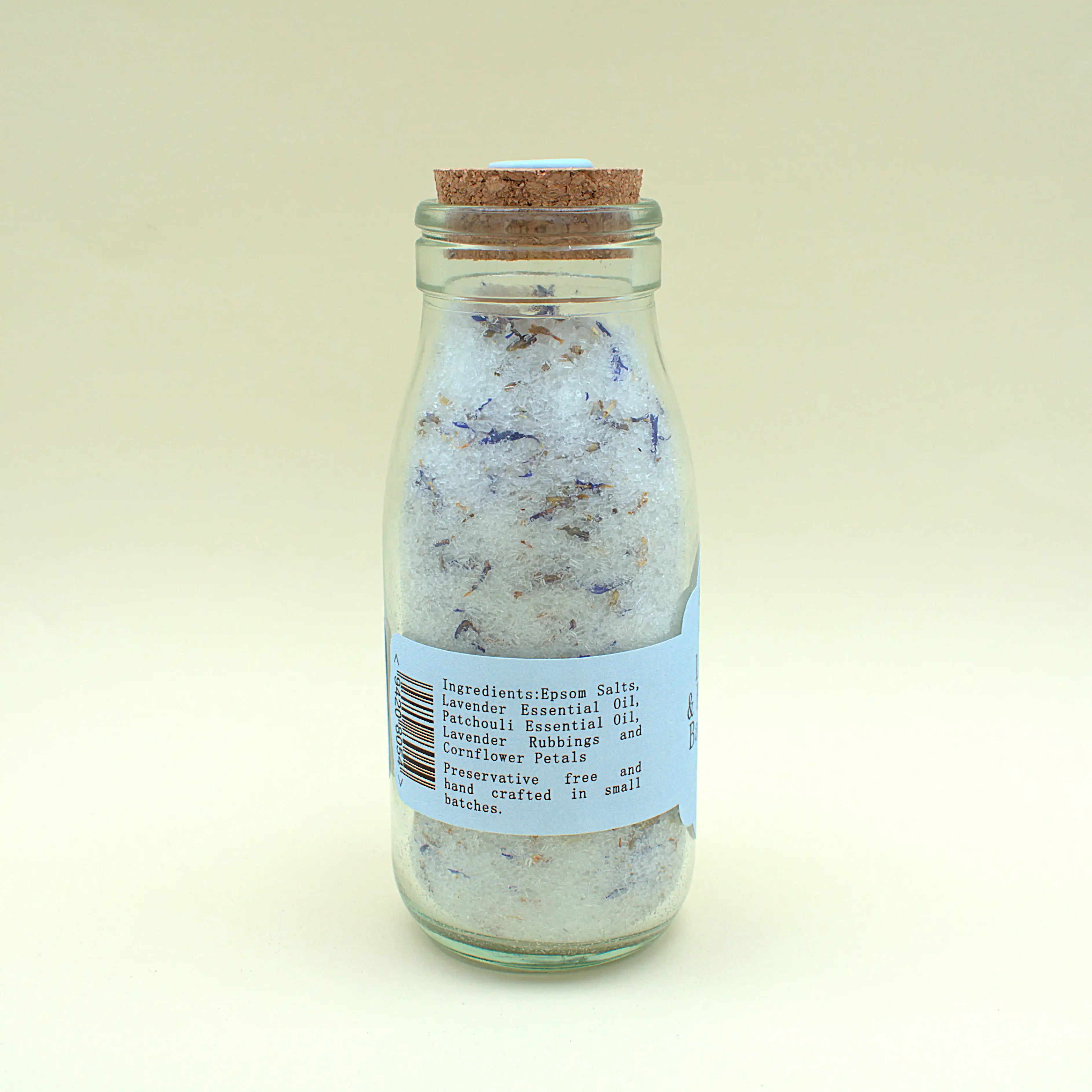 Lavender Patchouli Bath Salts Bottle