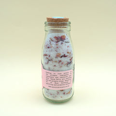 Rose Bath Salts Bottle