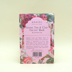 Green Tea and Clay Face Mask Envelope