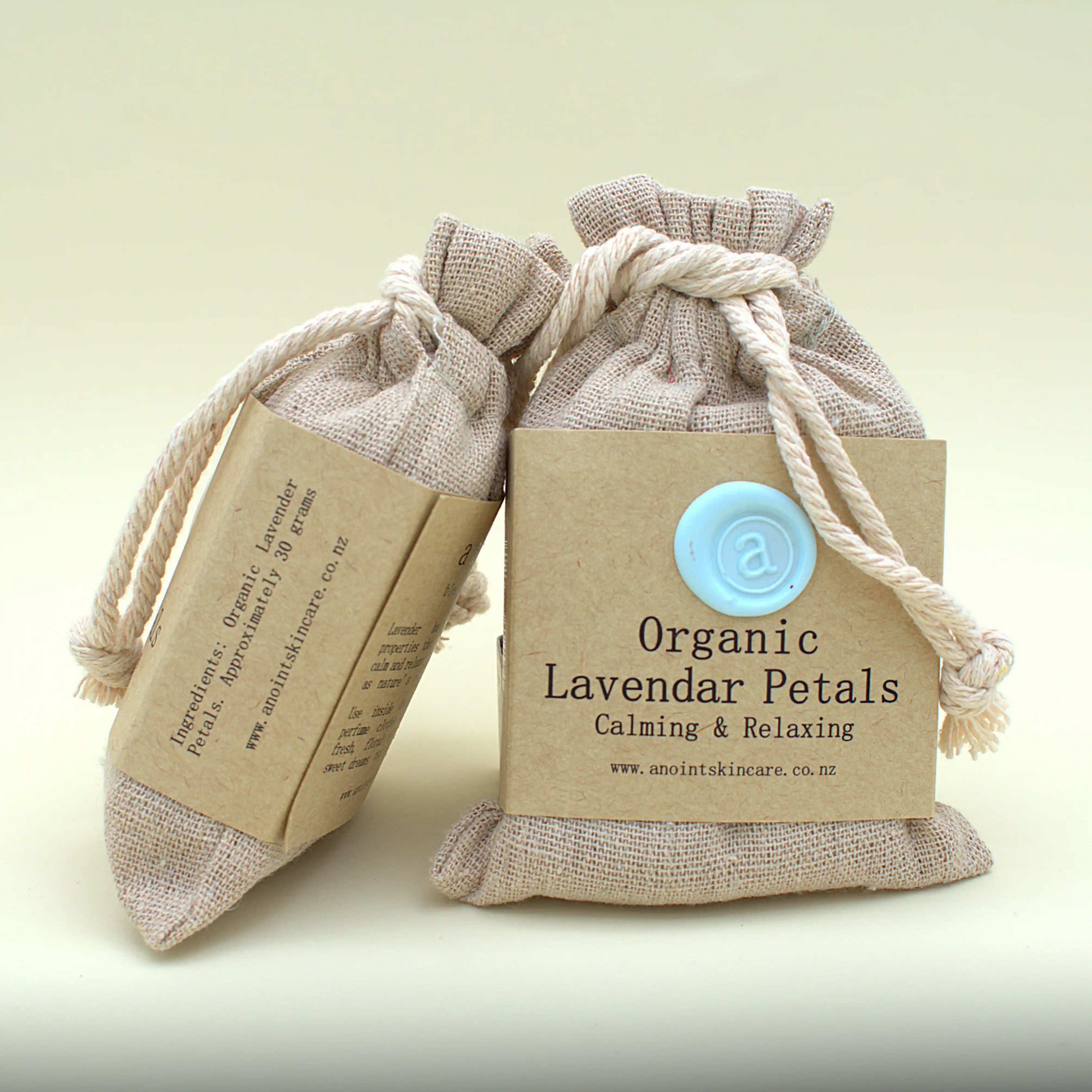 Organic Lavender Petals Jute Pouch