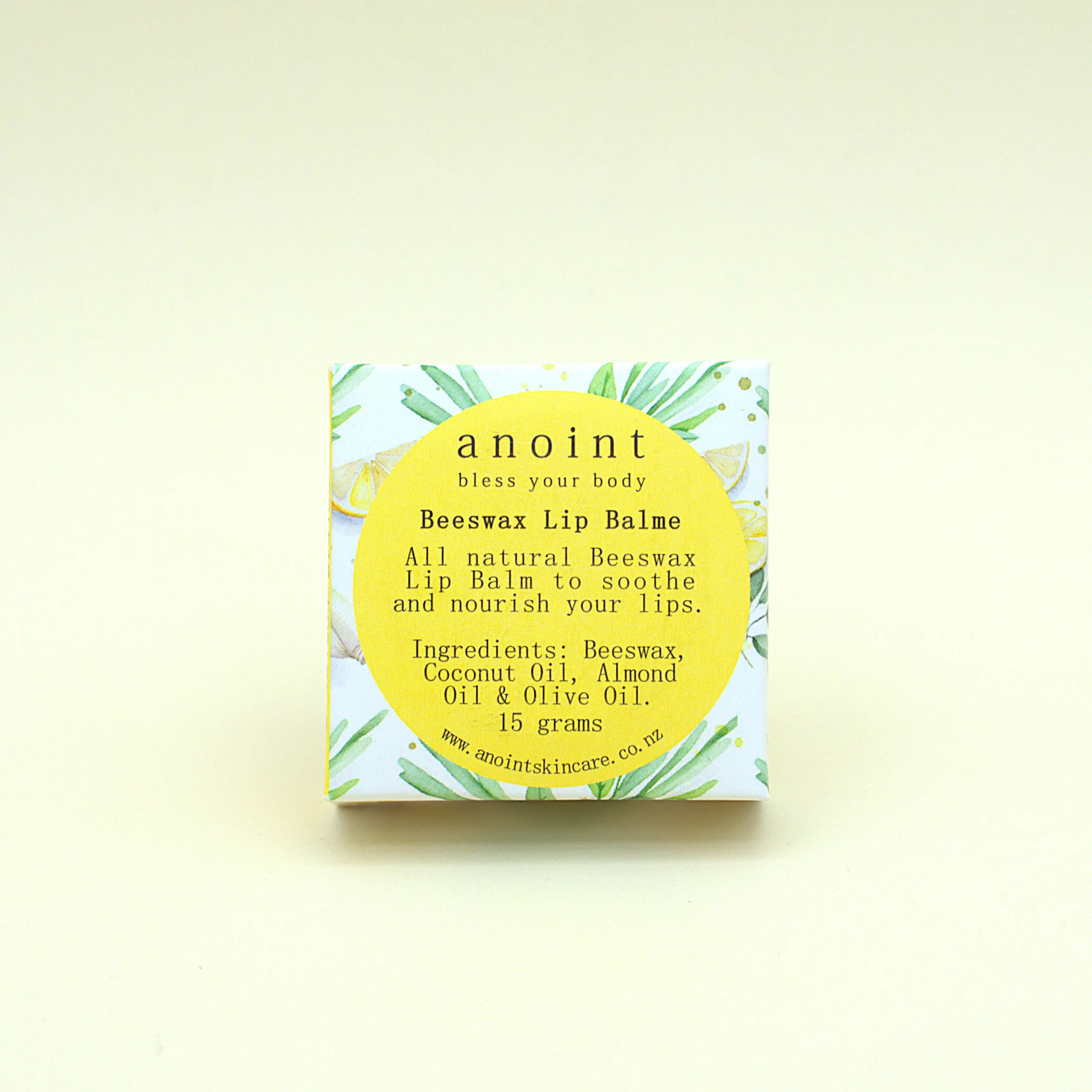 Unscented Lip Balme (Tin) - Lemongrass Petal Wrap