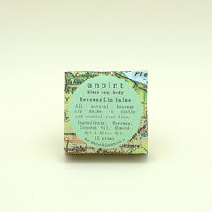 Unscented Lip Balme (Tin) - Vintage Map Petal Wrap