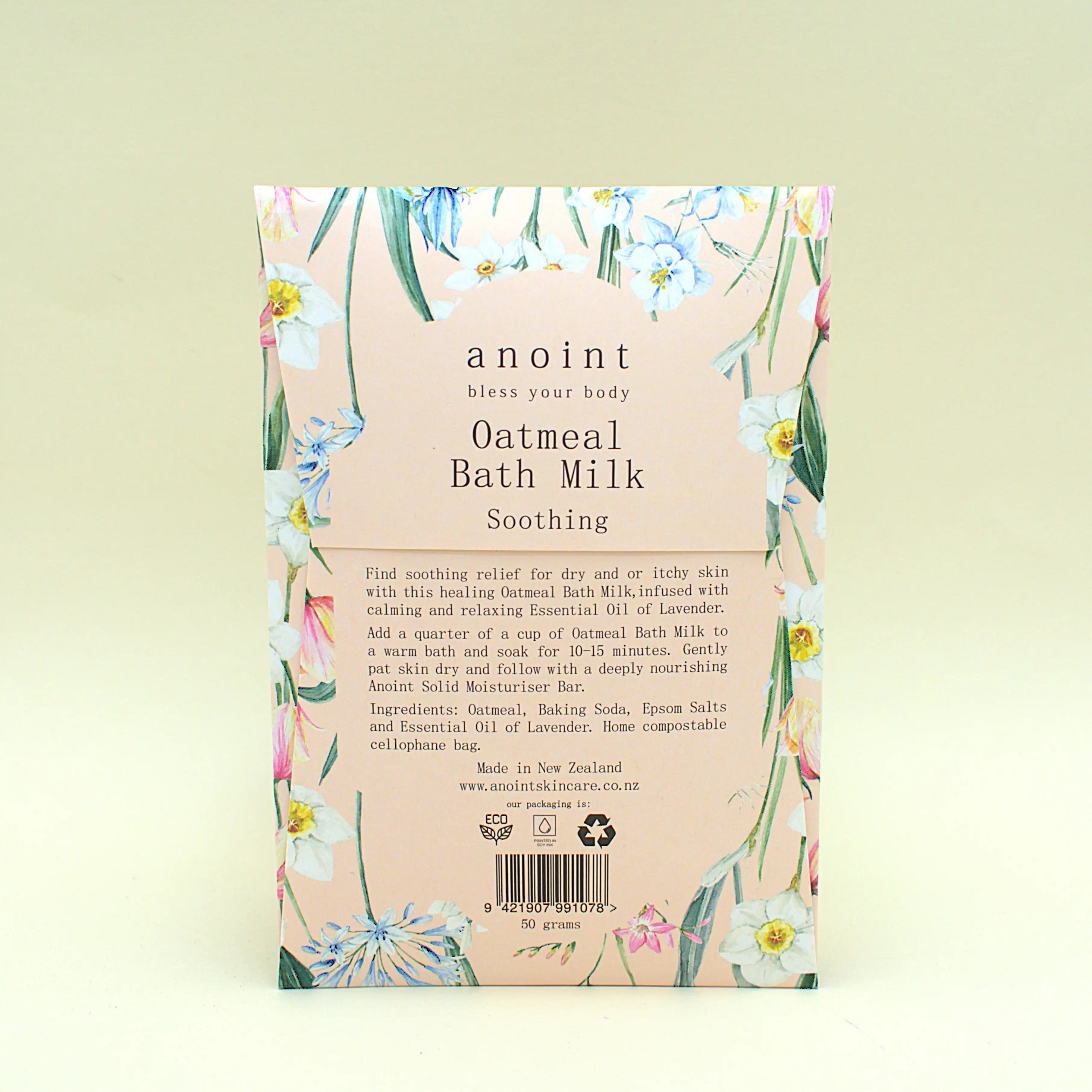 Soothing Oatmeal Bath Milk Envelope