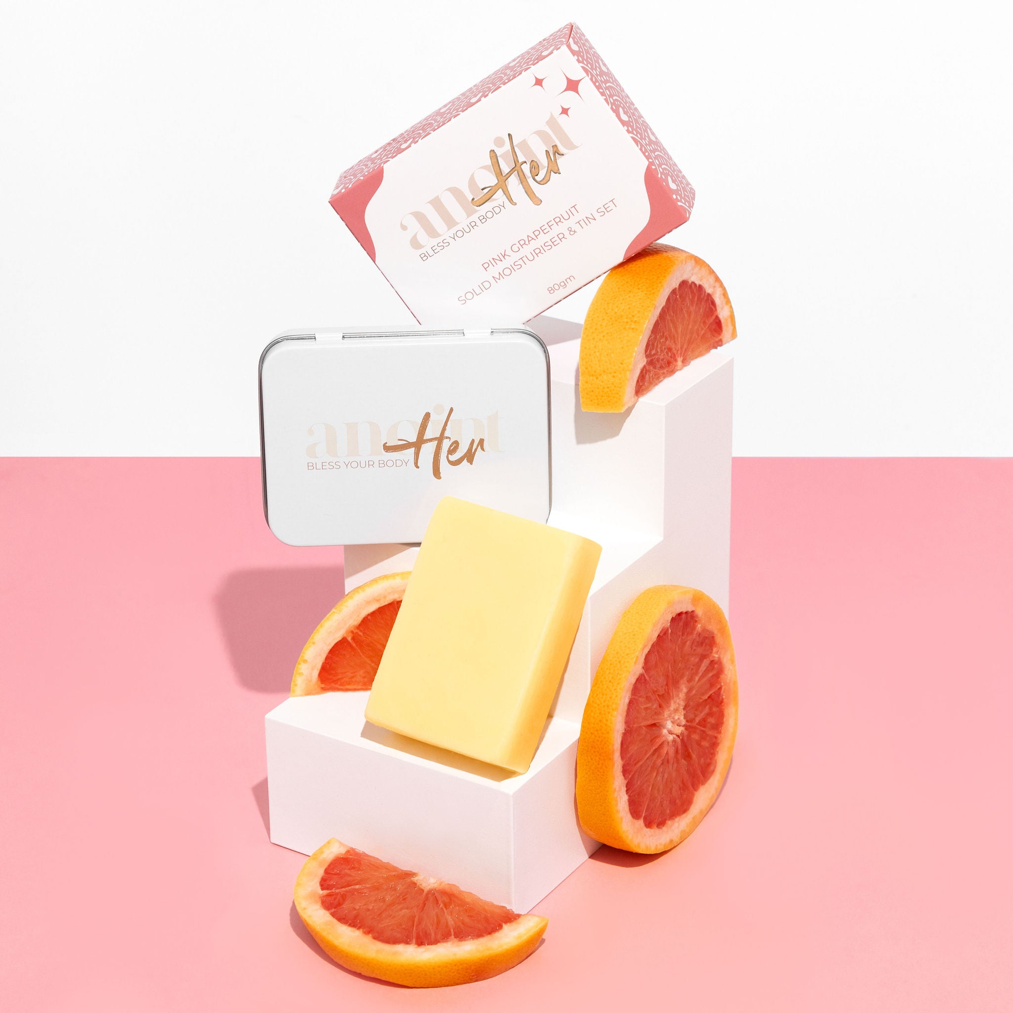 Solid Moisturiser Pink Grapefruit