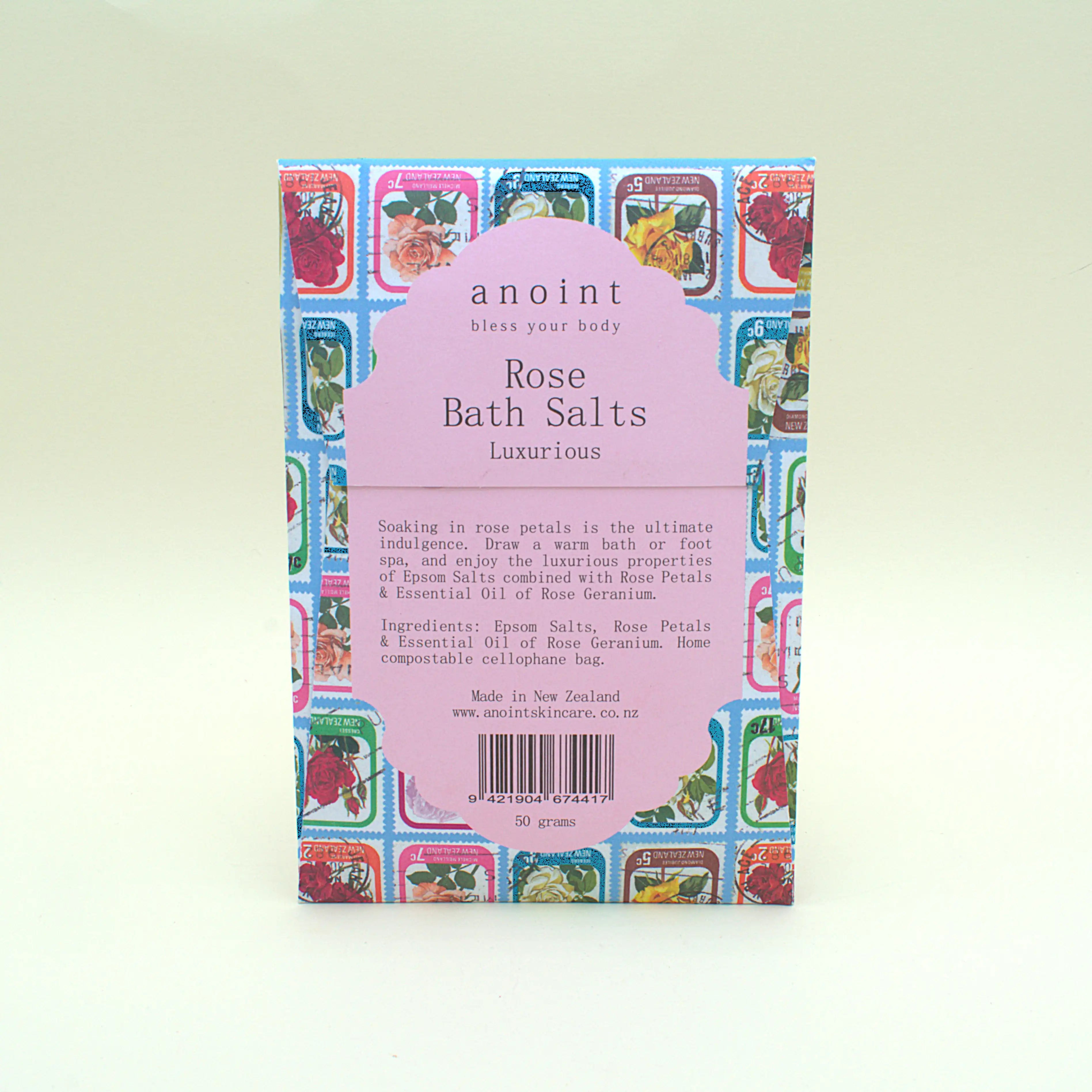 Envelope Rose Bath Salts